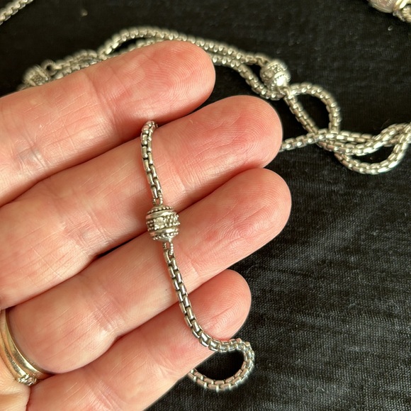 Judith Ripka 3 stand necklace - Picture 5 of 7